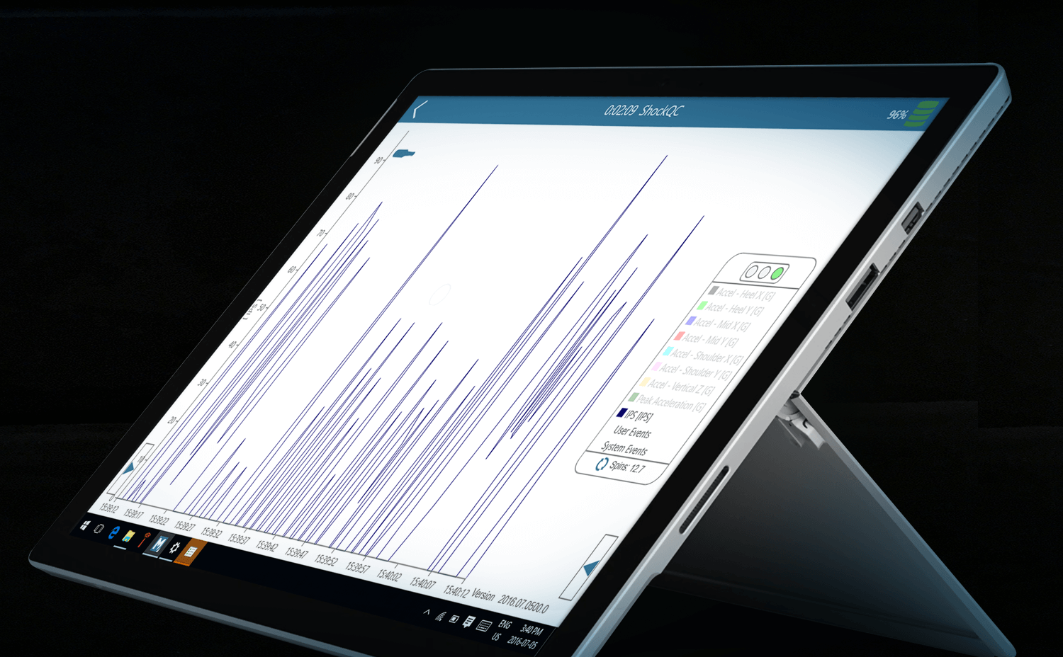 Tablet-to-record-events-and-runs (1) Tablet showing Masitek software to record events and runs