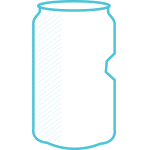 icon showing can with dent damage