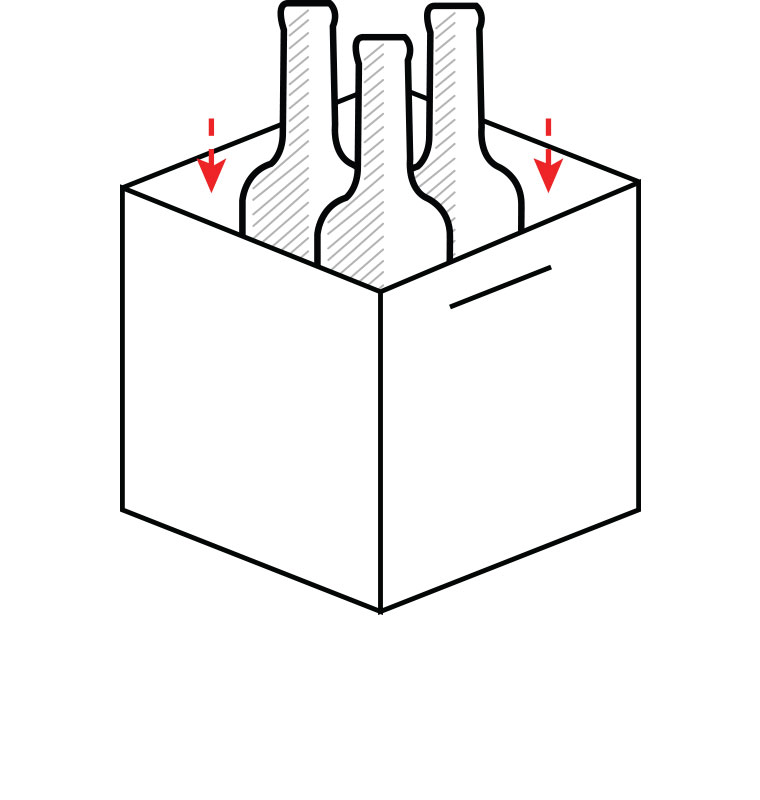 Icon showing transportation damage